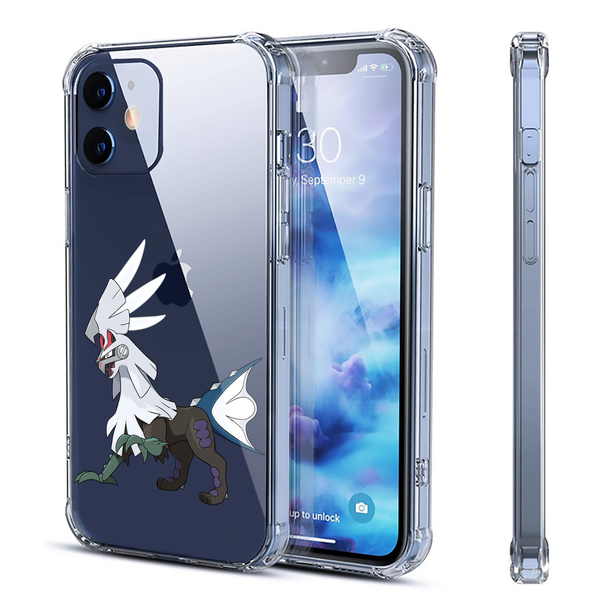（画像用） ポケットモンスター Pokémon 【iPhone 12シリーズ対応】透明スマホケース（クリアソフトケース）